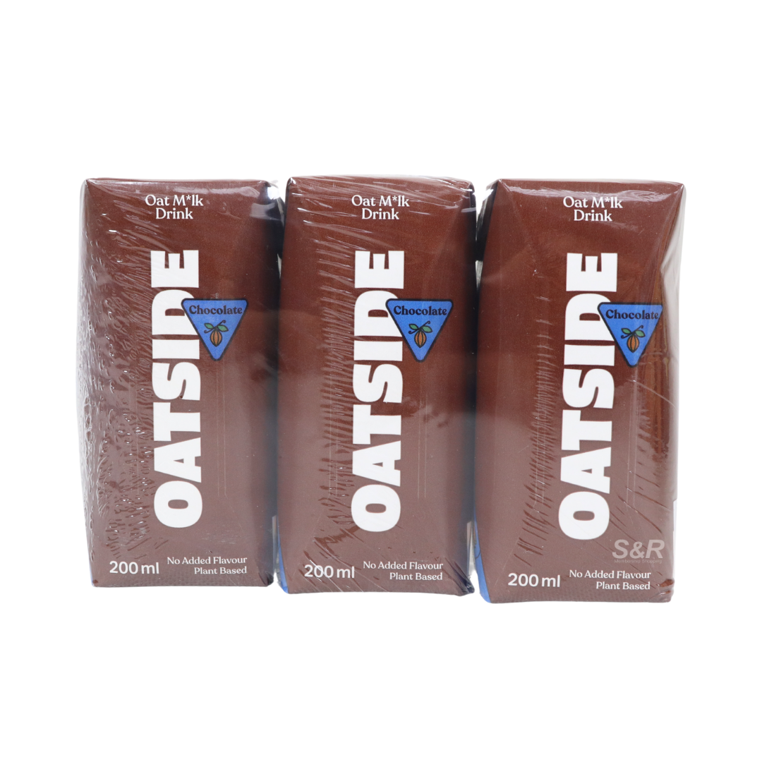 Oatside Chocolate Oat Milk Drink 200mL x 3 pieces